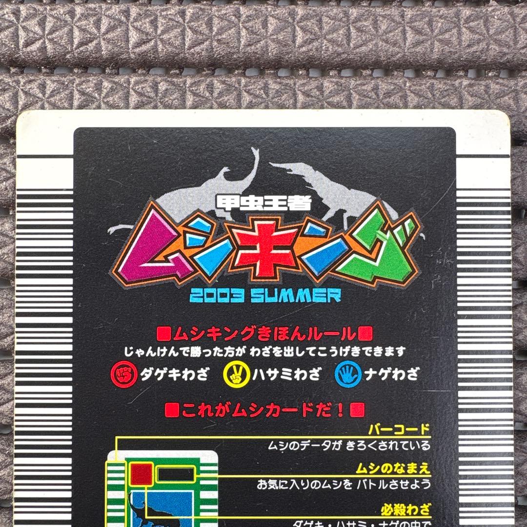 希少 アクティオンゾウカブト 2003SUMMER 夏 学名黒 金 ムシキング