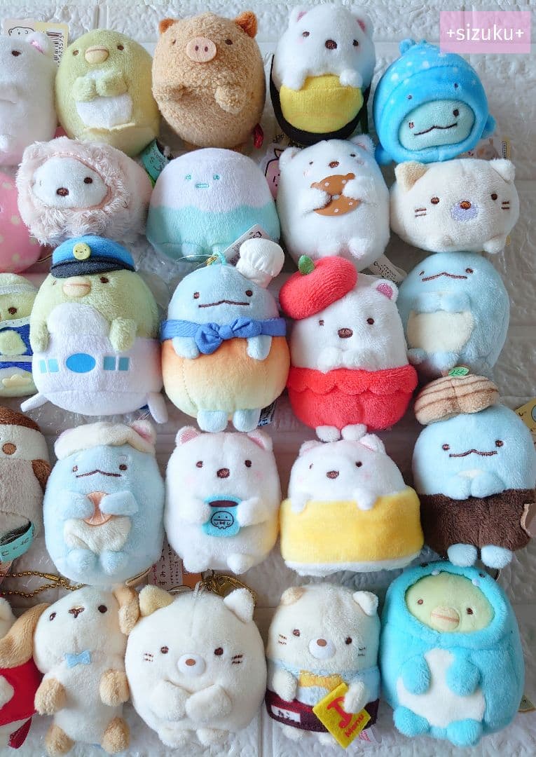 【新品〜美品・40体】すみっコぐらし てのりぬいぐるみ まとめ売り