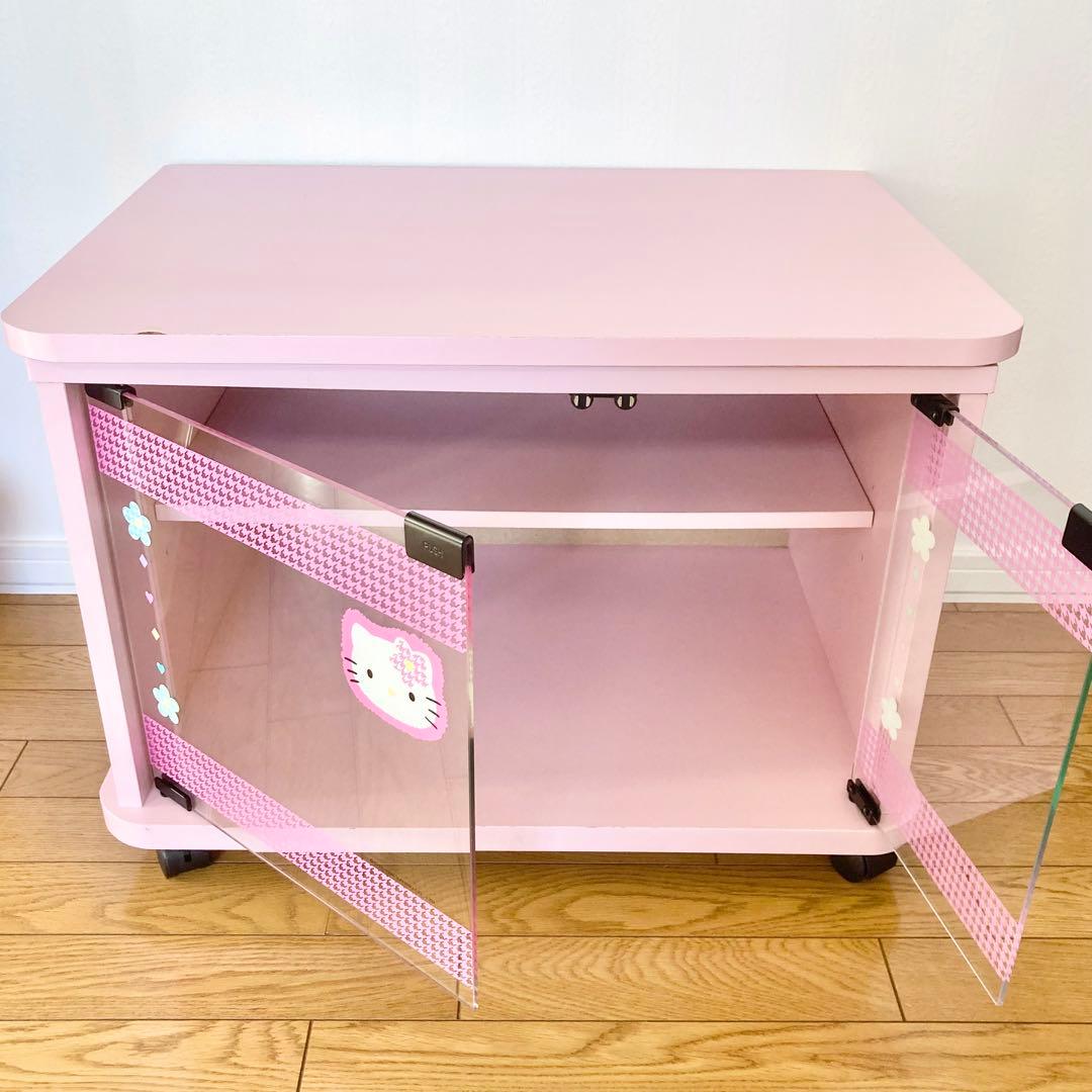 ♥️超希少！レトロ HELLO KITTY テレビ台 カオハナ 1998年 当時物