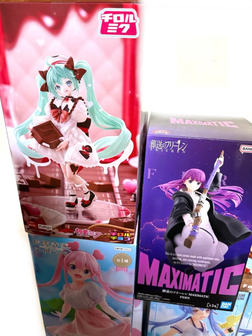 空門蒼 紫雲寺謳華　初音ミク他　プライズフィギュア17個セット