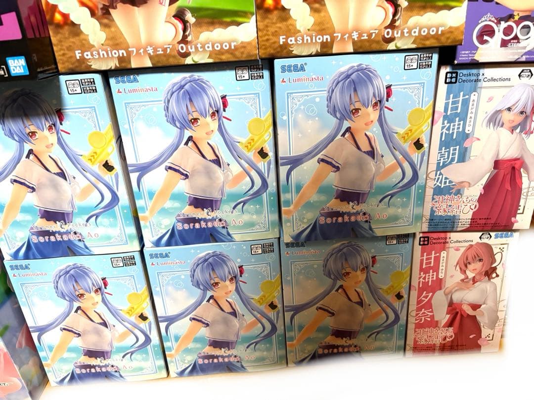 空門蒼 紫雲寺謳華　初音ミク他　プライズフィギュア17個セット