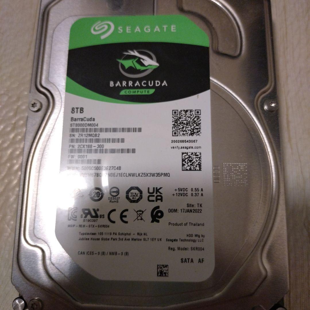 Seagate Barracuda 8TB HDD - メルカリ