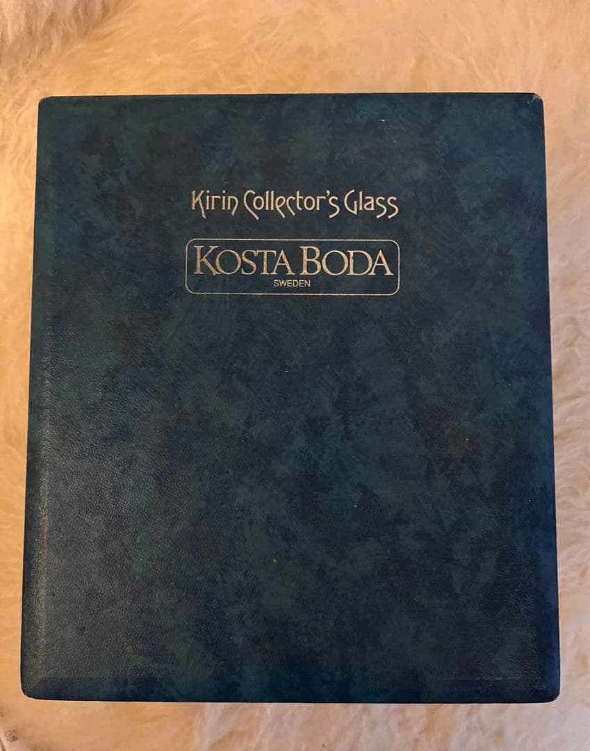 kirin collector's Kosta Boda金彩1986