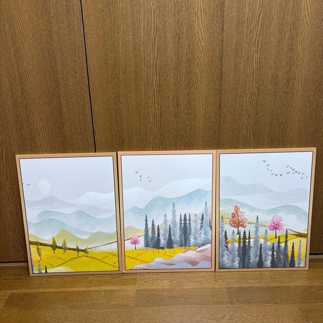 水彩画 風景画 3点セット - メルカリ