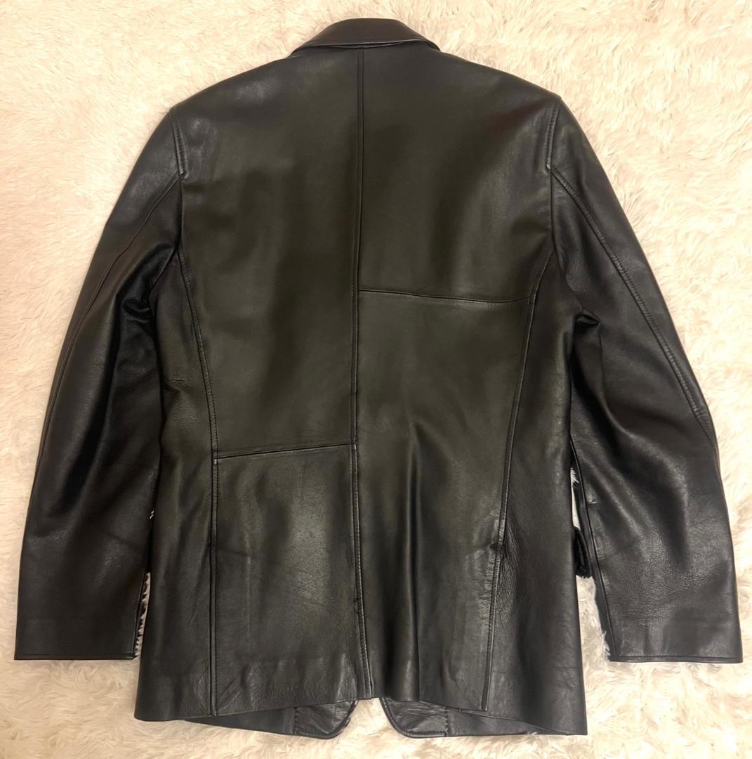 Paul Smith ポールスミス 羊革 レザージャケット ブラック Mサイズ