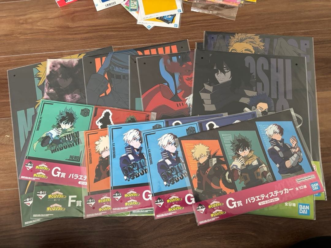 一番くじ 下位賞 123点 まとめ売り ヒロアカ ぼっちざろっく 刃牙