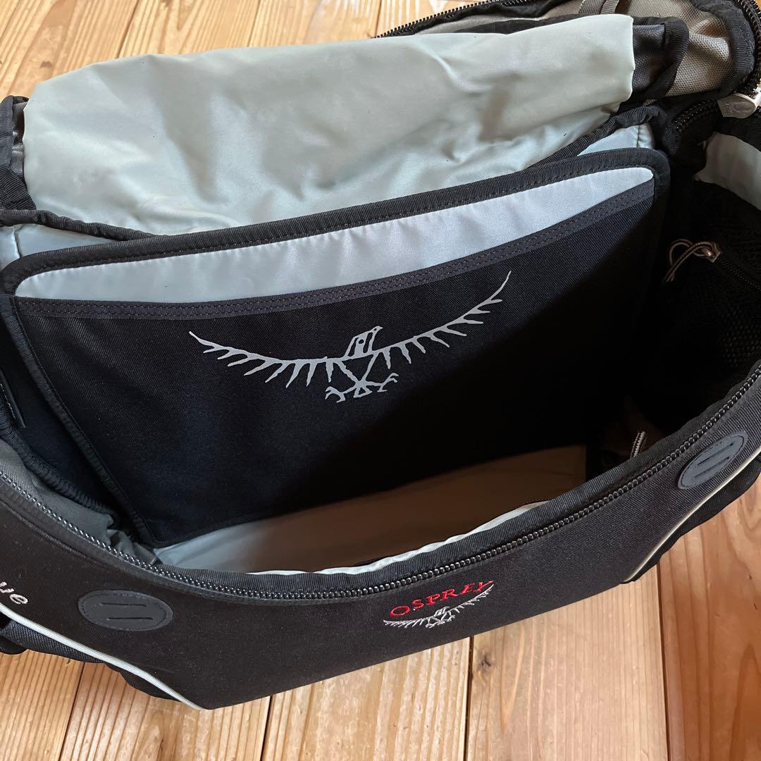【美品】OSPREY torqueメッセンジャーバッグ ブラック オスプレー