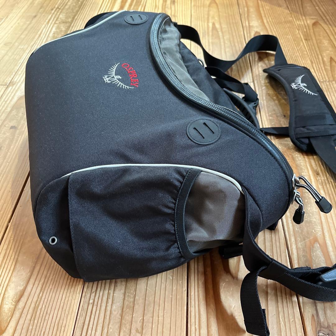 【美品】OSPREY torqueメッセンジャーバッグ ブラック オスプレー