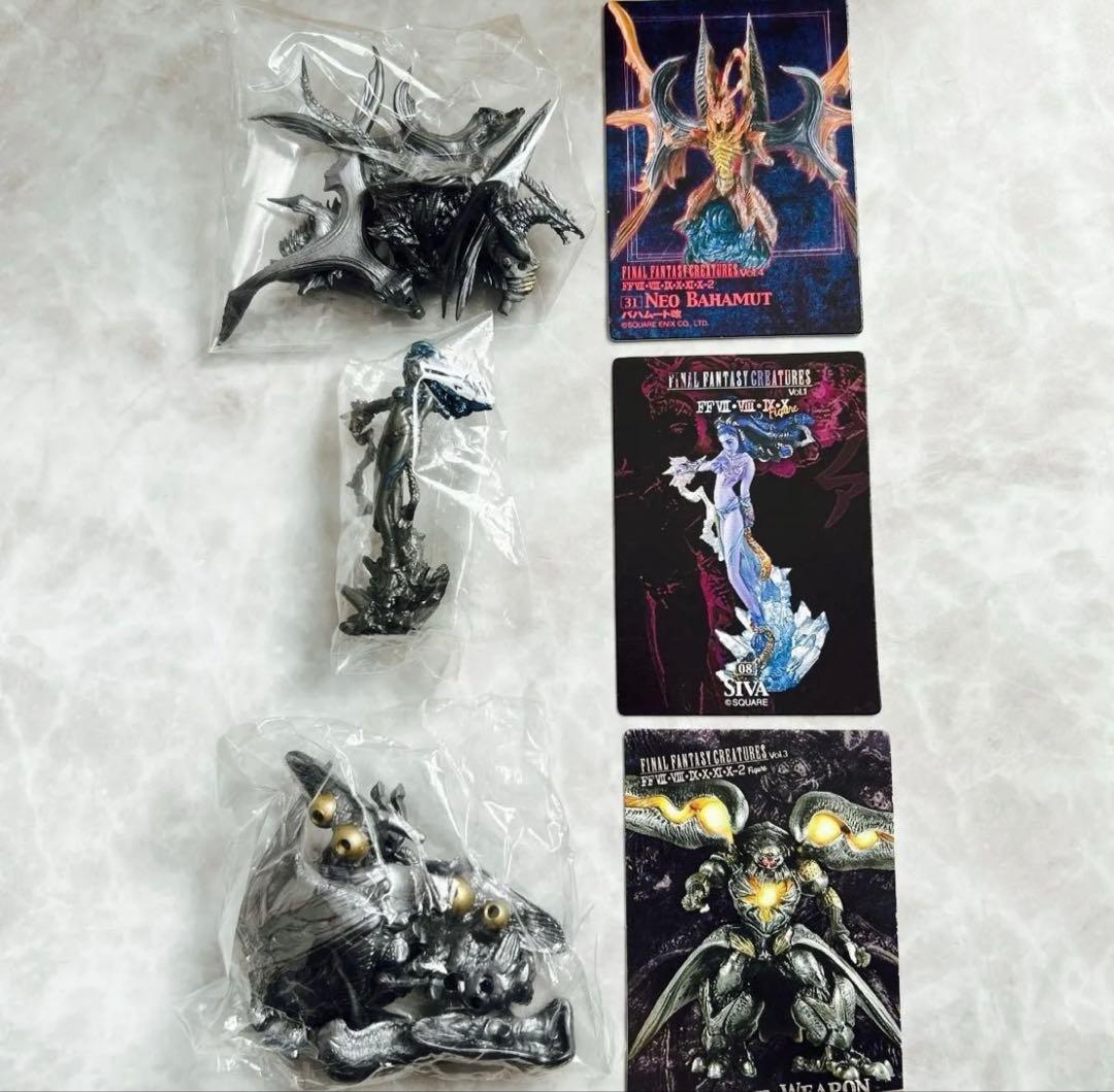 内袋未開封ファイナルファンタジークリーチャーズ メタリック12体10種