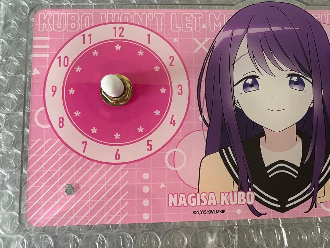 久保さんは僕を許さない アクリル時計 久保渚咲