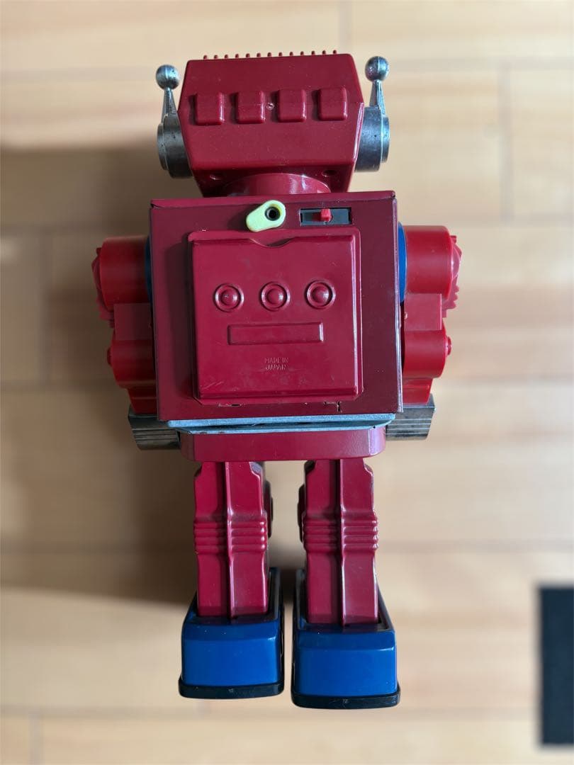 堀川玩具 ニュー火星大王 ロボット型ブリキおもちゃ - メルカリ