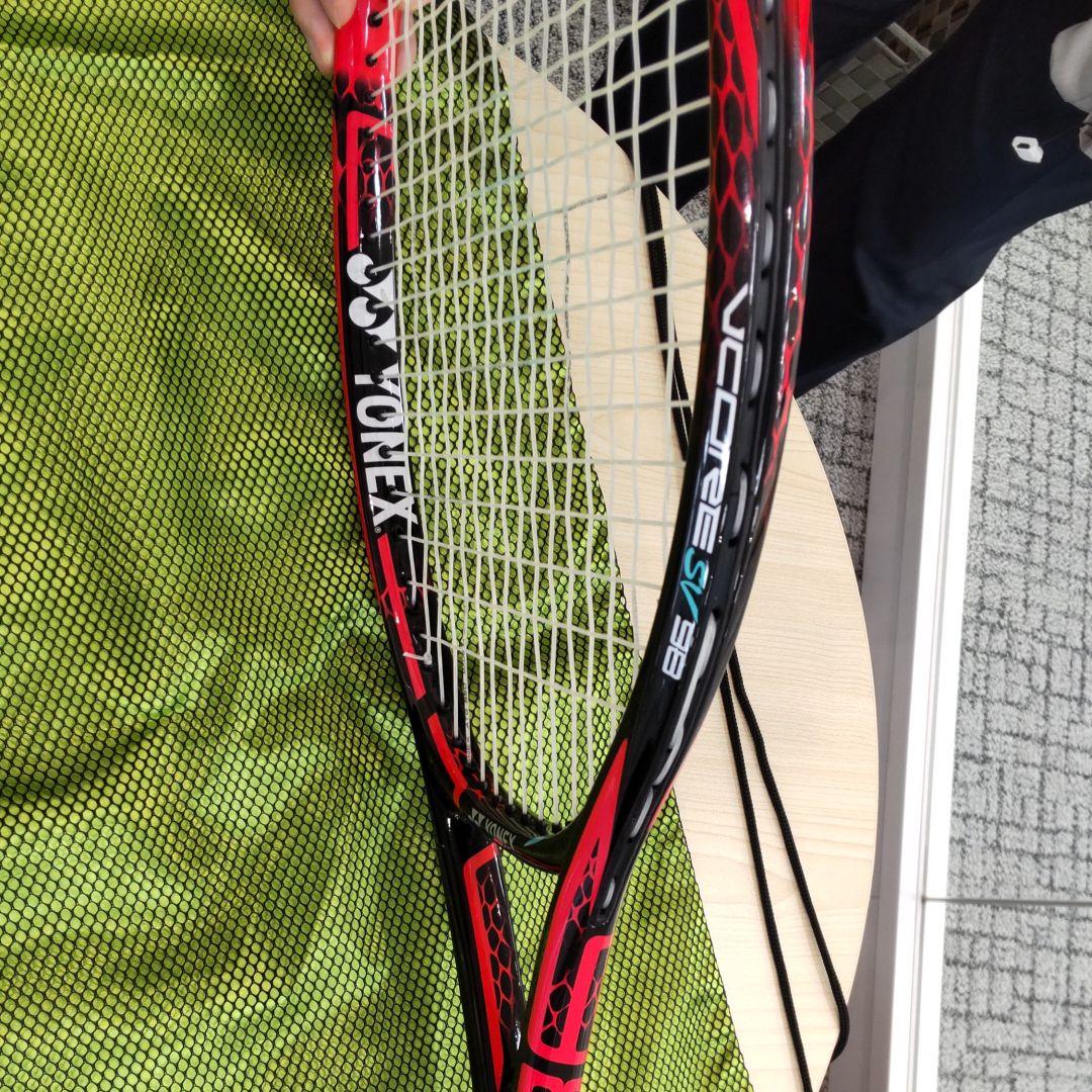 ヨネックス テニスラケット VCRE SV98 赤黒 - メルカリ