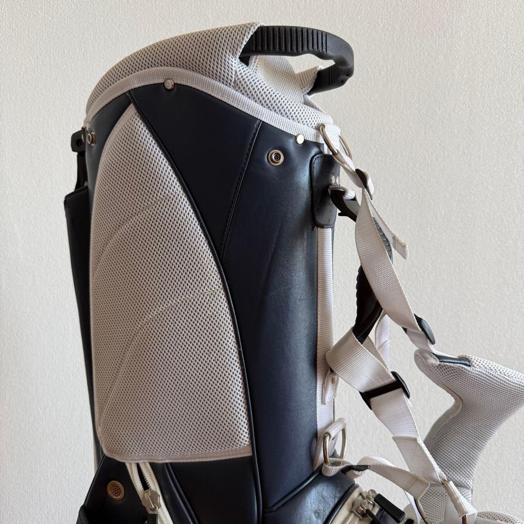 パーリーゲイツ キャディバッグ ショルダー式 スタンド式 軽量 紺