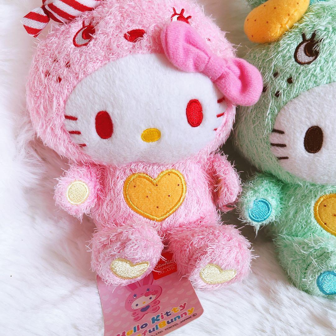 希少レア　ハローキティ　カラフルバニー　お菓子シリーズ　コンプリート　ぬいぐるみ