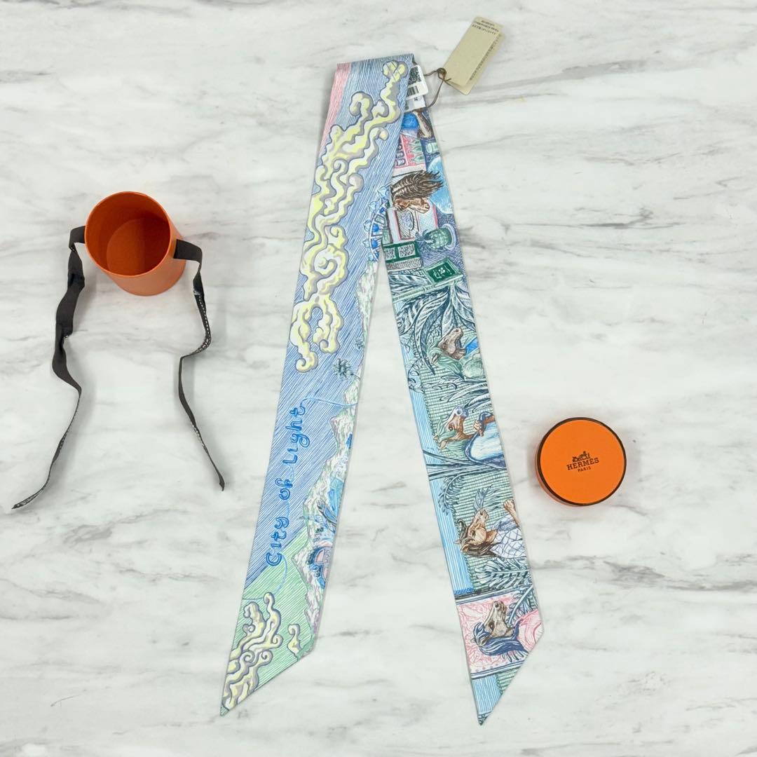 新品未使用 HERMES エルメス ツイリー 《シティー・オブ・ライト