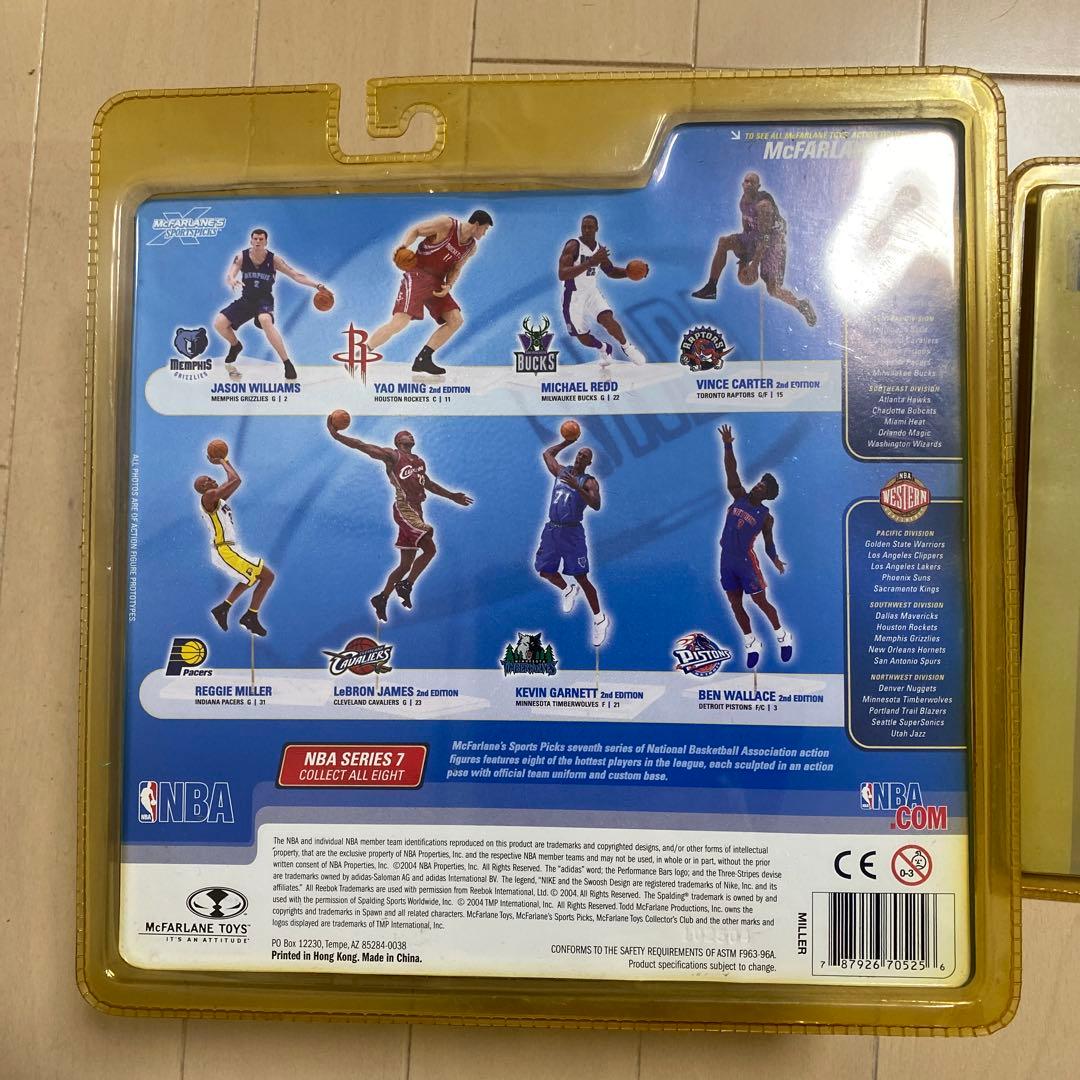 マクファーレンNBAシリーズ7 レジー・ミラー　2体セット