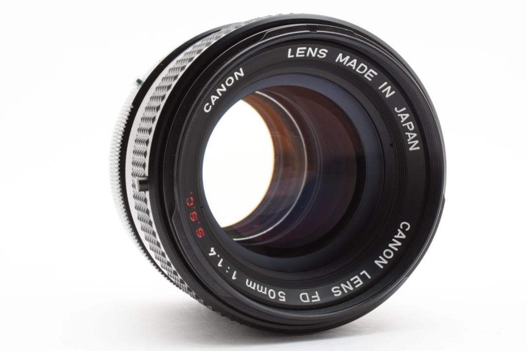 美品 CANON FD 50mm f1.4 S.S.C MF レンズ M303 - メルカリ