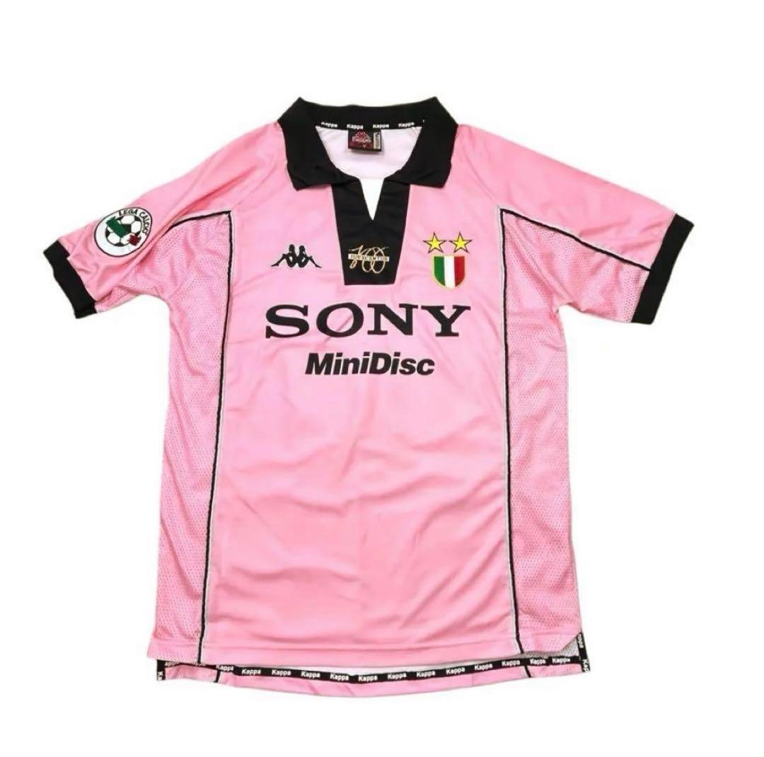 kappa ユベントス 100周年 ユニフォーム ピンク - メルカリ