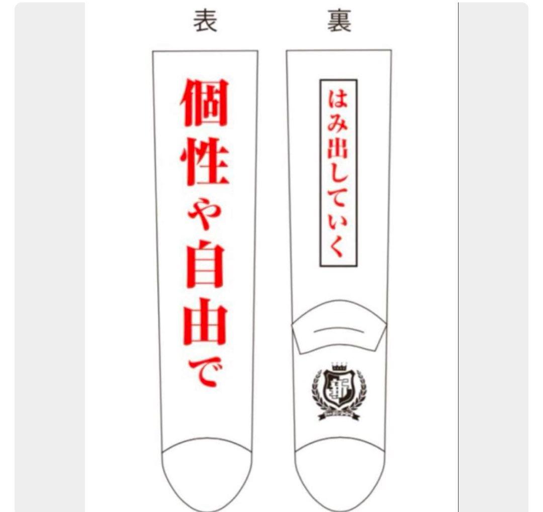 新しい学校のリーダーズ　公式ソックス2018　個性や自由でどうする？超レア