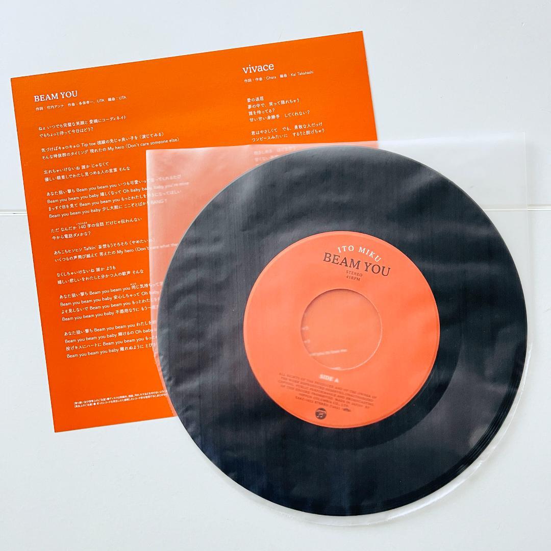 稀少限定盤 7インチコード 伊藤美来 MIKU ITO - BEAM YOU - メルカリ