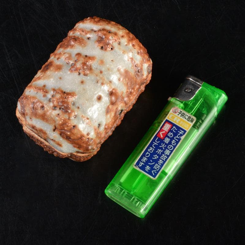 茶道具 鼡志野 加藤春鼎造 俵香合 共箱 V 6338 - メルカリ