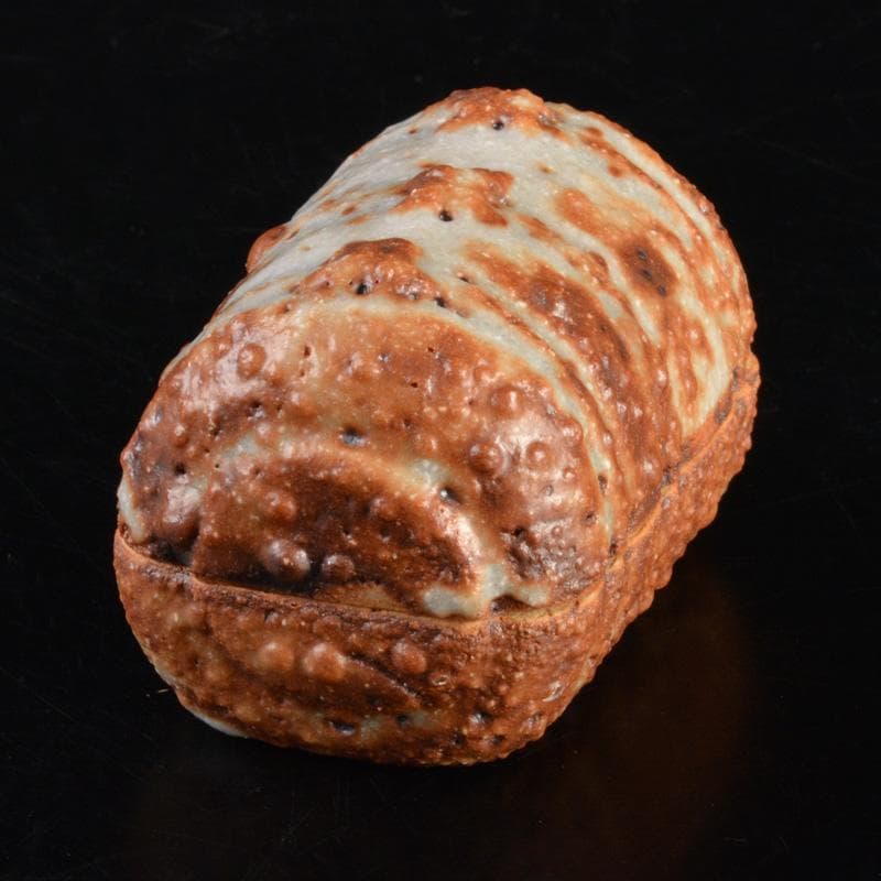 茶道具 鼡志野 加藤春鼎造 俵香合 共箱 V 6338 - メルカリ