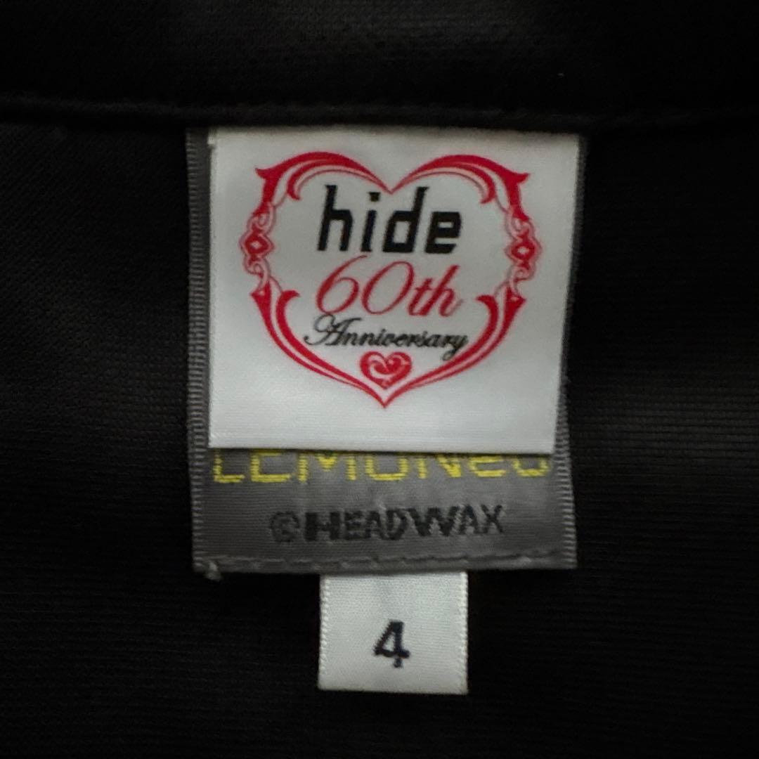hide 60th ラインジャージ サイドカーブVer. 限定版　黒　サイズ4