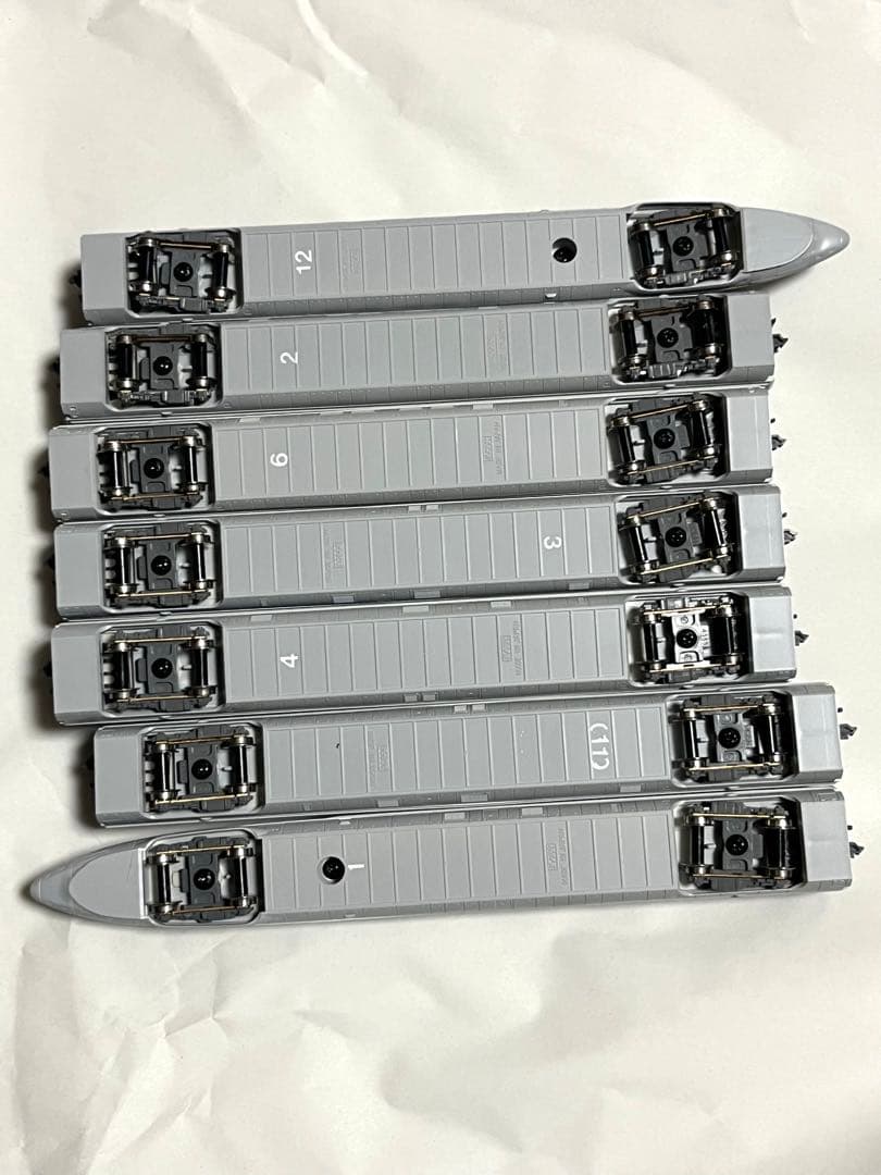 JR500系新幹線　kato 7両　内6両ライト室内灯点灯確認済