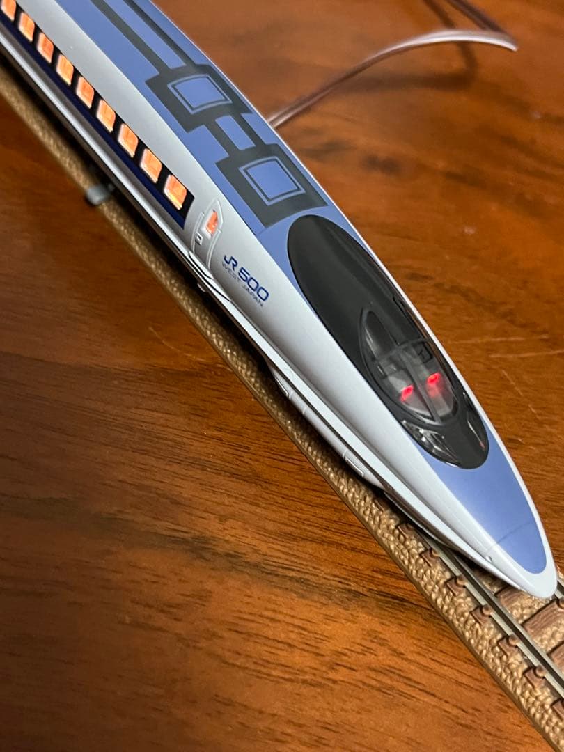 JR500系新幹線　kato 7両　内6両ライト室内灯点灯確認済