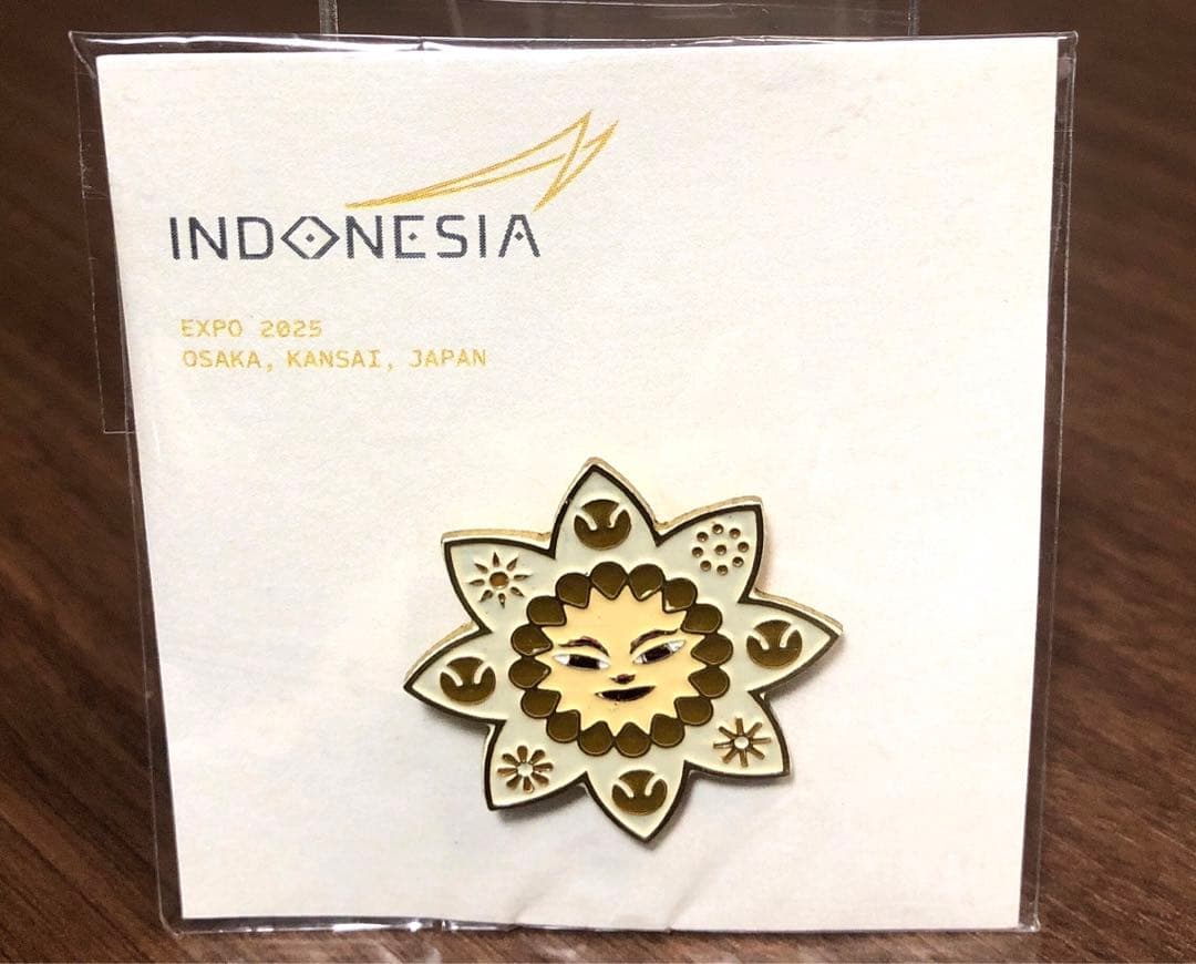 2025大阪関西万博 インドネシア パビリオン限定 ピンバッジ【新品