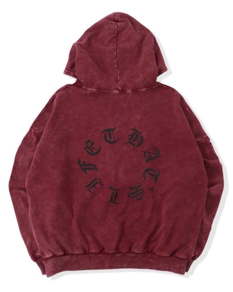 ザッツライフ That's life Mサイズ ジップパーカー レッド - メルカリ