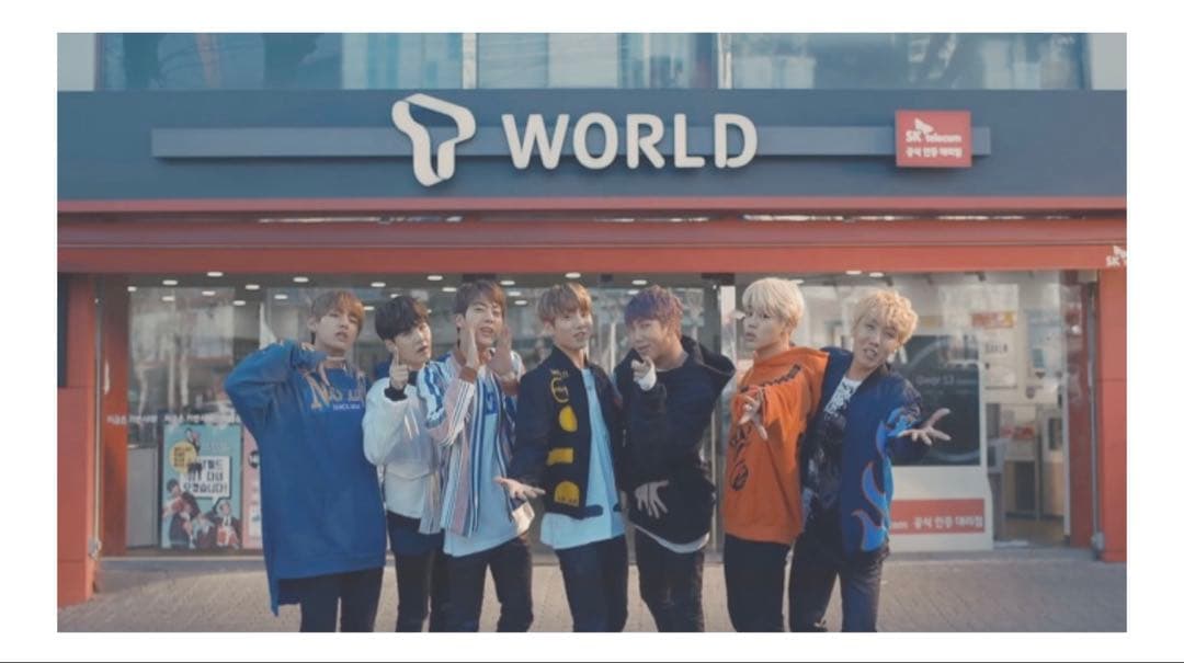 BTS 防弾少年団 SK telecom テレコム公式　フィギュア　7点