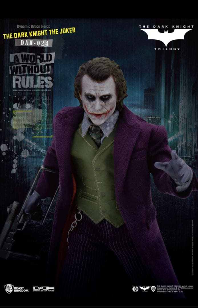 新品ビーストキングダム ジョーカー &バットマンJokerダークナイトフィギュア