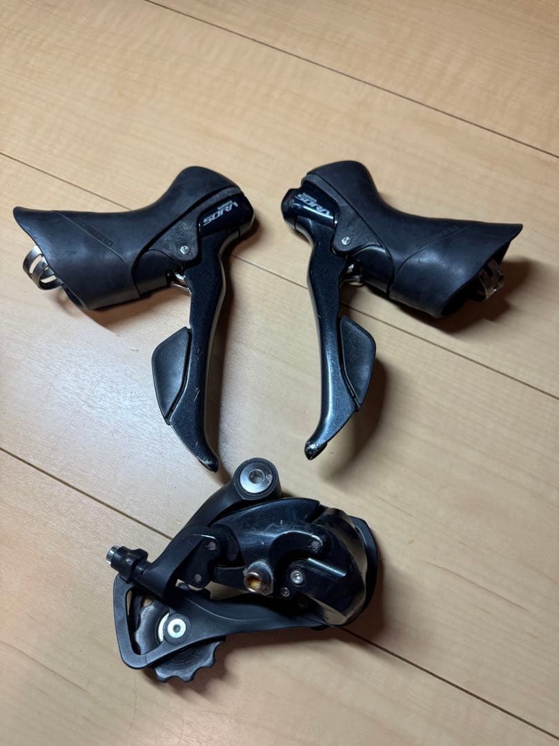 パーツ SHIMANO SORA(R3000) STI, Amazon.com: Shimano Sora ST-R3000 9-Speed Right STI Lever