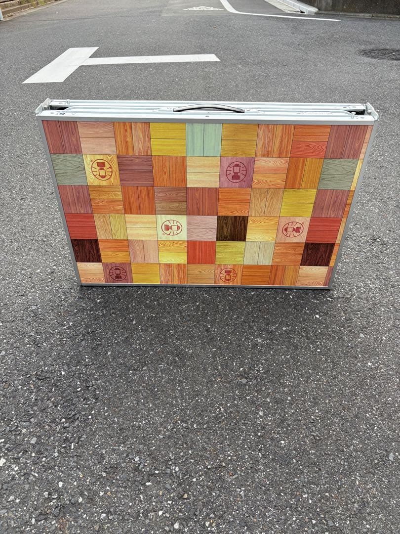 ®️ikiさん専用　Coleman ナチュラルモザイクリビングテーブル 140cm コールマン(Coleman) アウトドアテーブル 140cm ナチュラルモザイク