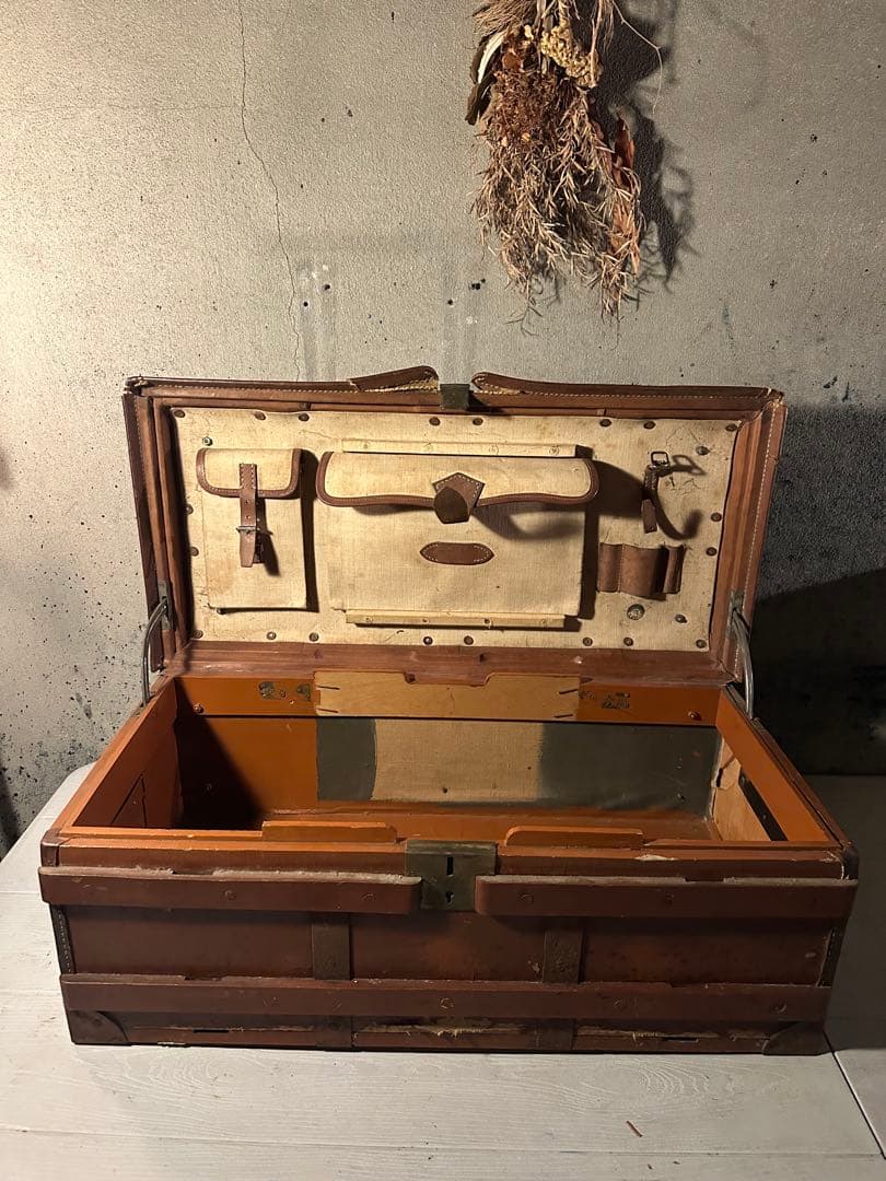希少　大日本帝国　旧日本軍　軍隊　行李　ケース　当時物　獣督行李