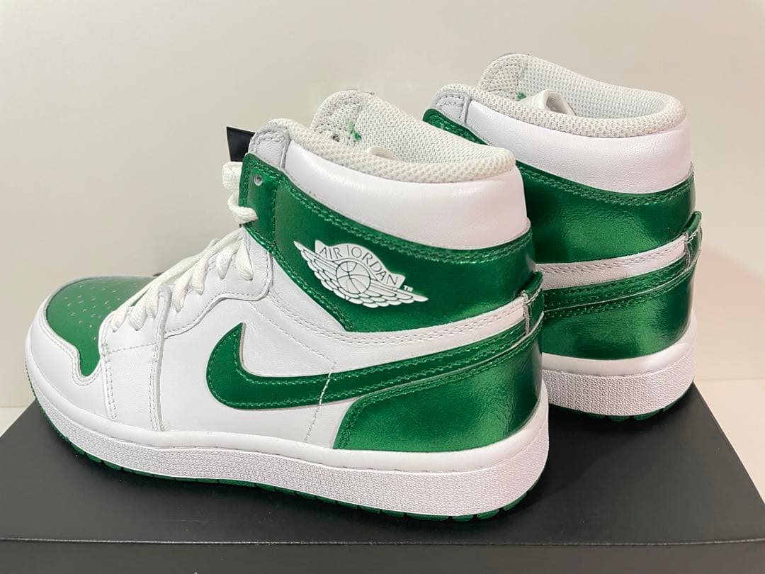 【新品】エアジョーダン1ハイ ゴルフ \"メタリックグリーン\"