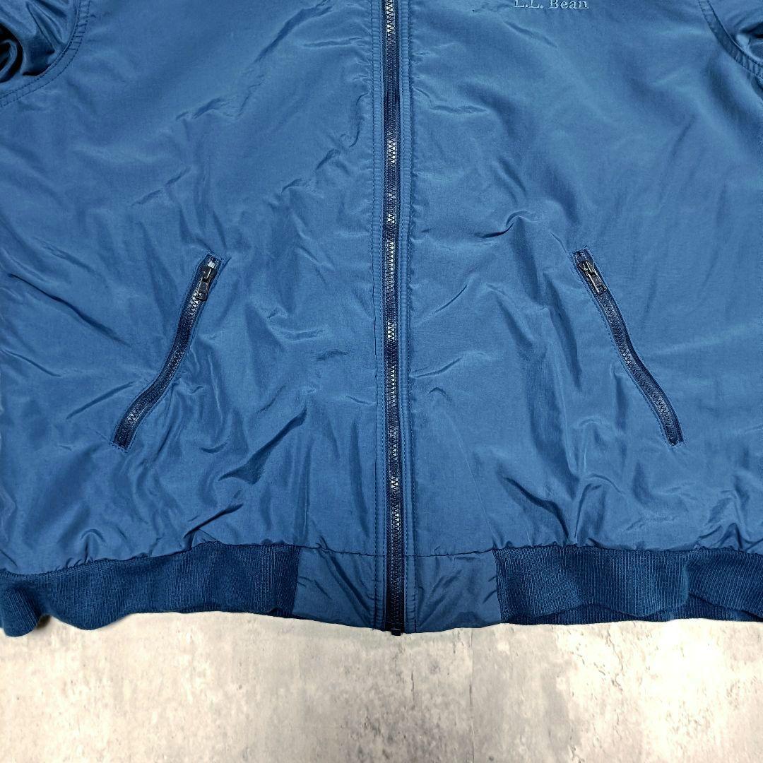 美品 L.L.Bean WARM-UP JACKET ネイビー フリース XL
