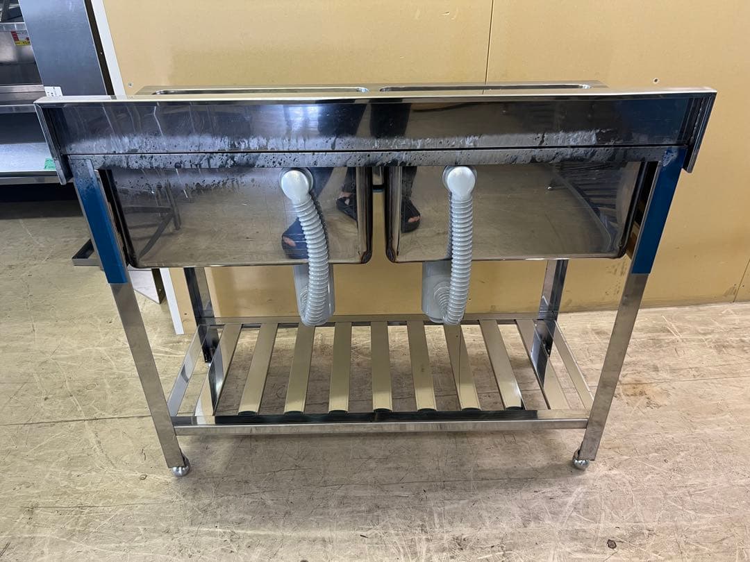 2槽シンク 1000x450x800(+90) ②