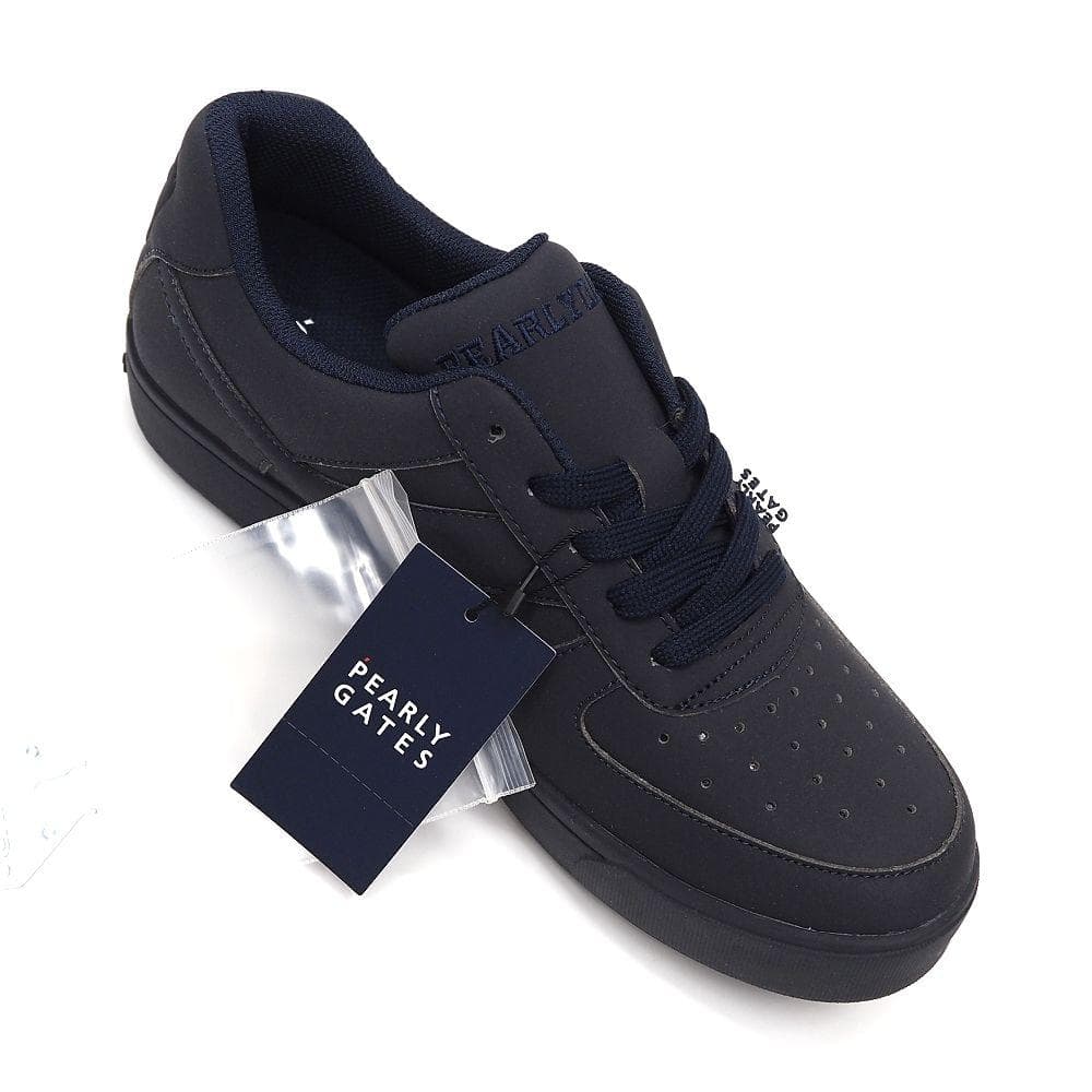 L06132 新品 PEARLY GATES ゴルフシューズ：22.5cm 紺