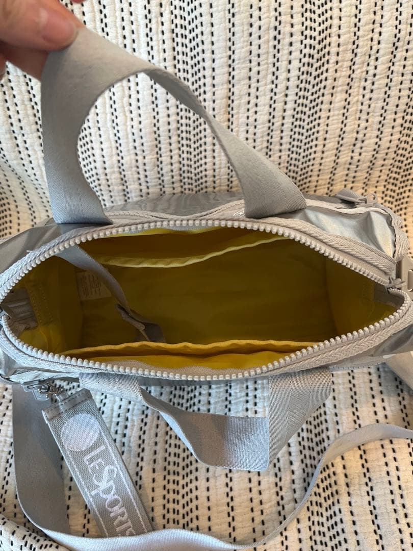 レスポートサック ひとりっぷ バイクボストン2リュウセイ2 シルバー 美