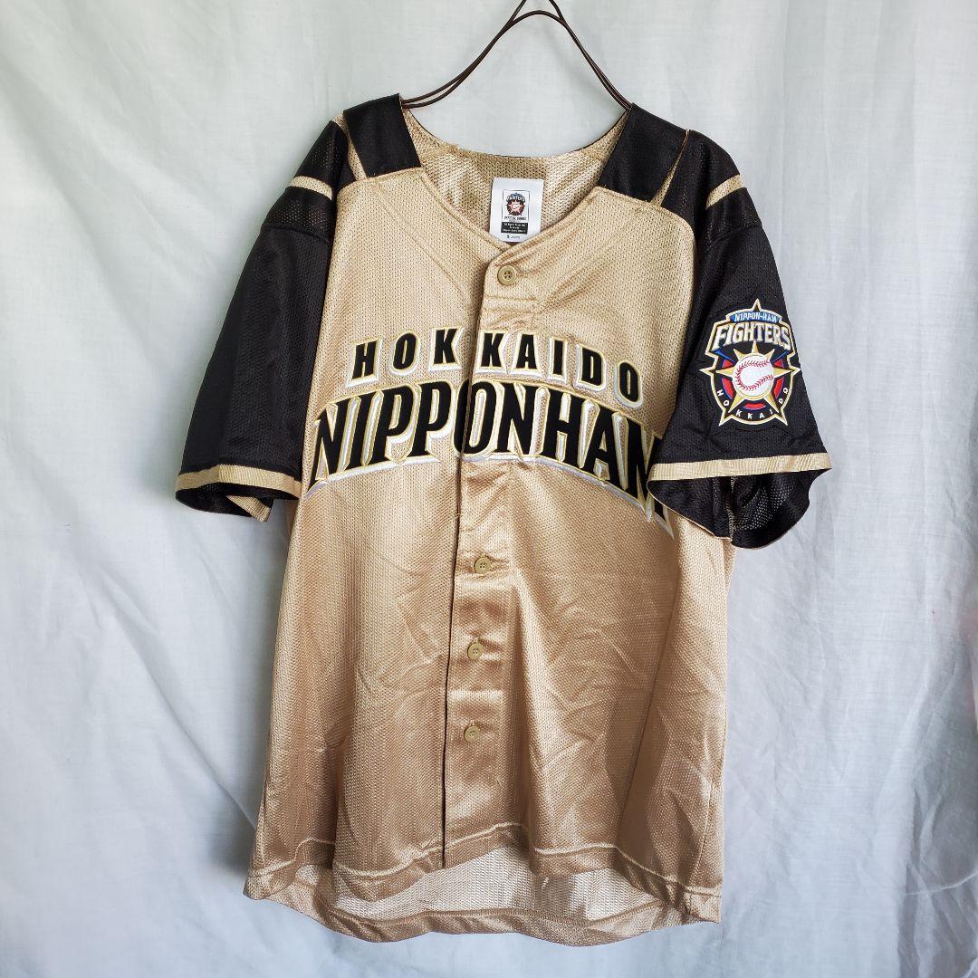 北海道日本ハムファイターズ 日ハム 王子 ビジター 金 ユニフォーム
