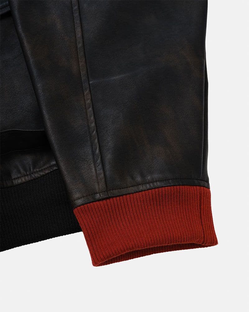 ずっと真夜中でいいのに。 コズミックどろ団子ツアー フェイクレザーブルゾン L