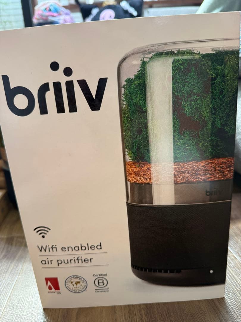 briiiv 空気清浄機 自然フィルター3個