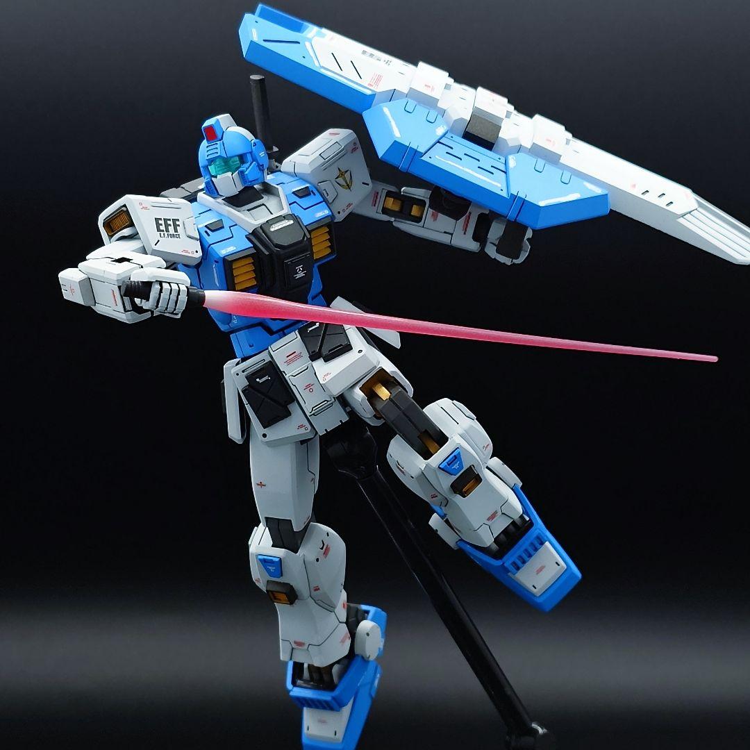HGUC 1/144　ジムガードカスタム試作型　全塗装完成品