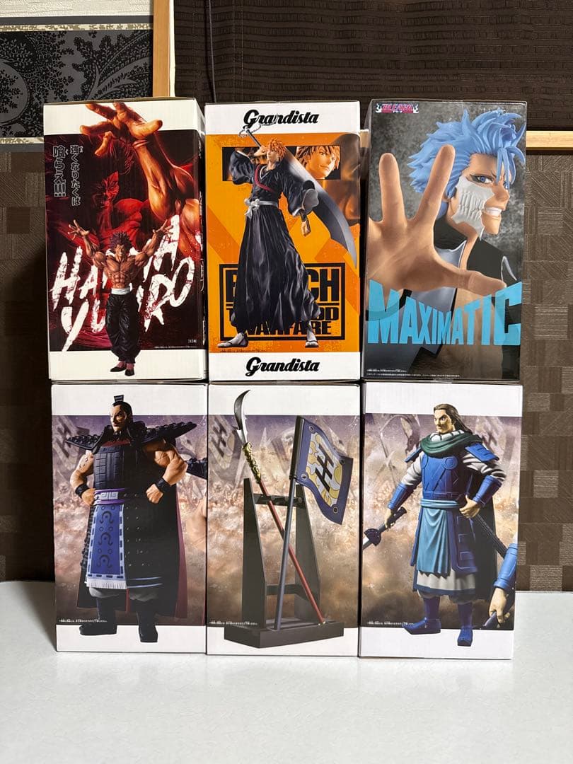 フィギュア ６点(キングダム　ブリーチ　刃牙)