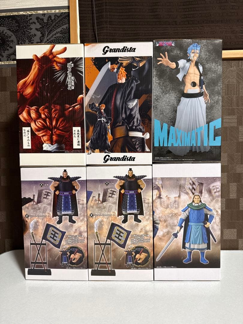 フィギュア ６点(キングダム　ブリーチ　刃牙)