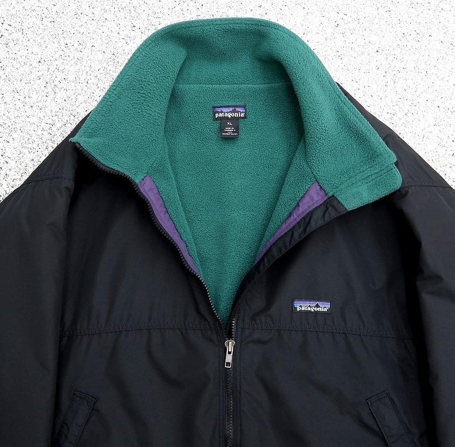 美品 XL 黒 パタゴニア 1994 シェルドシンチラ ジャケット - メルカリ