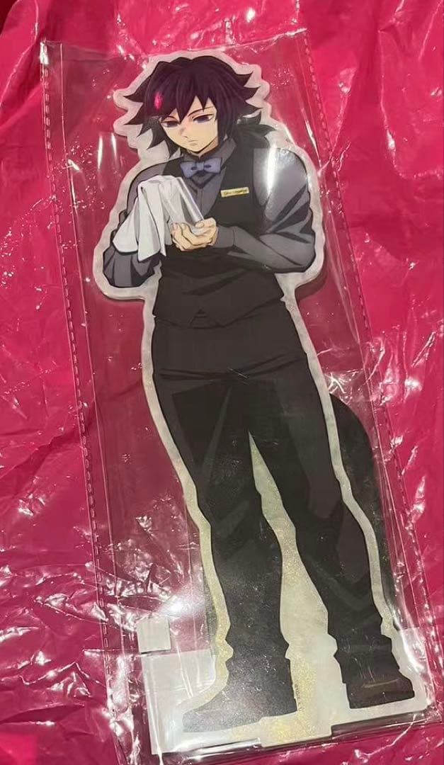 鬼滅の刃 モクテルバー ビッグ両面アクリルスタンド　冨岡義勇 鬼滅の刃】モクテルバー ビッグ両面アクリルスタンド／冨岡義勇 - メルカリ