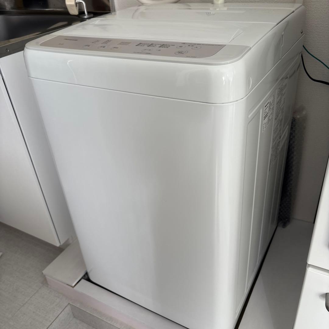 Panasonic 縦型洗濯機 2024年製 5.0L 一人暮らし　コンパクト